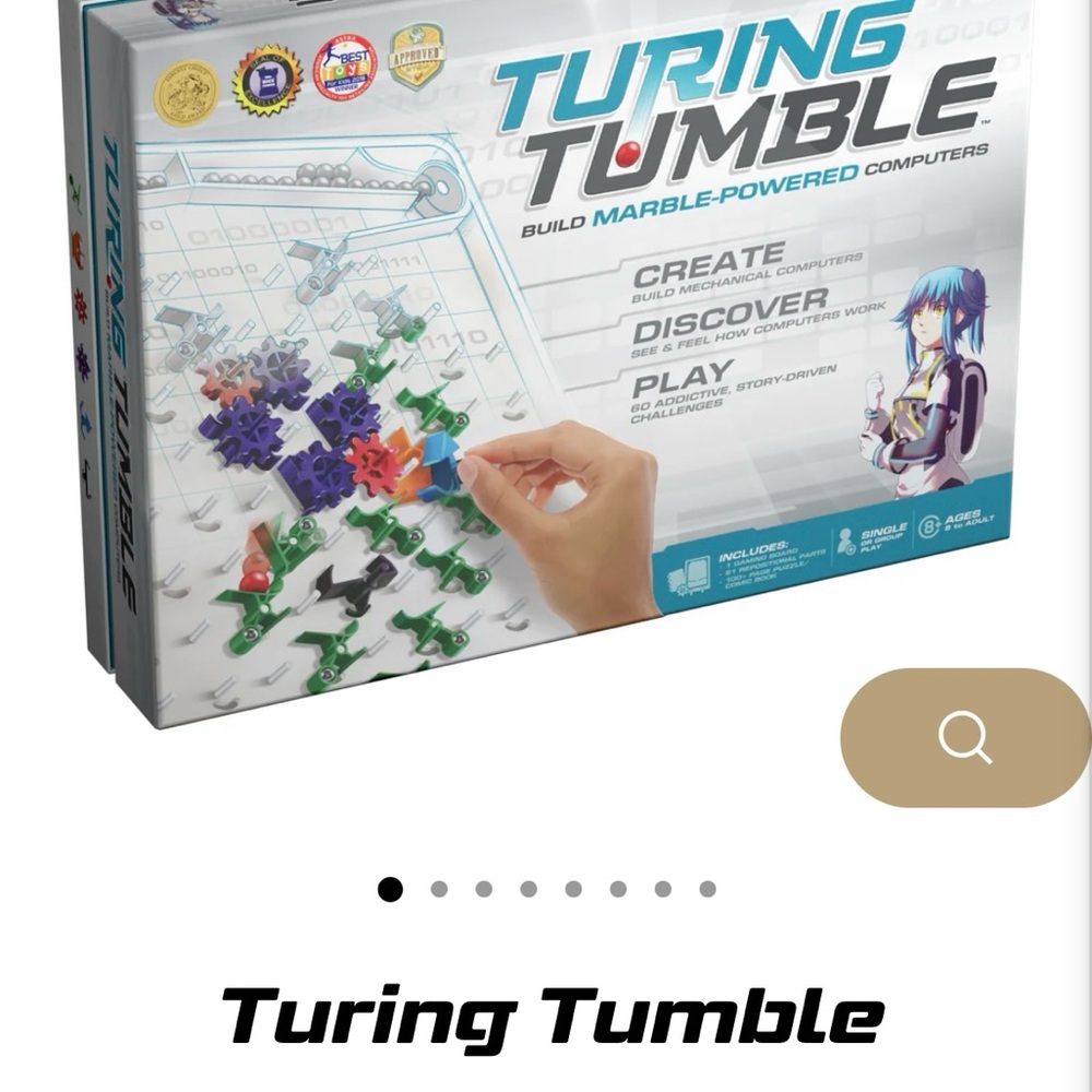 Turing Tumble Marble-Powered Computer Game
